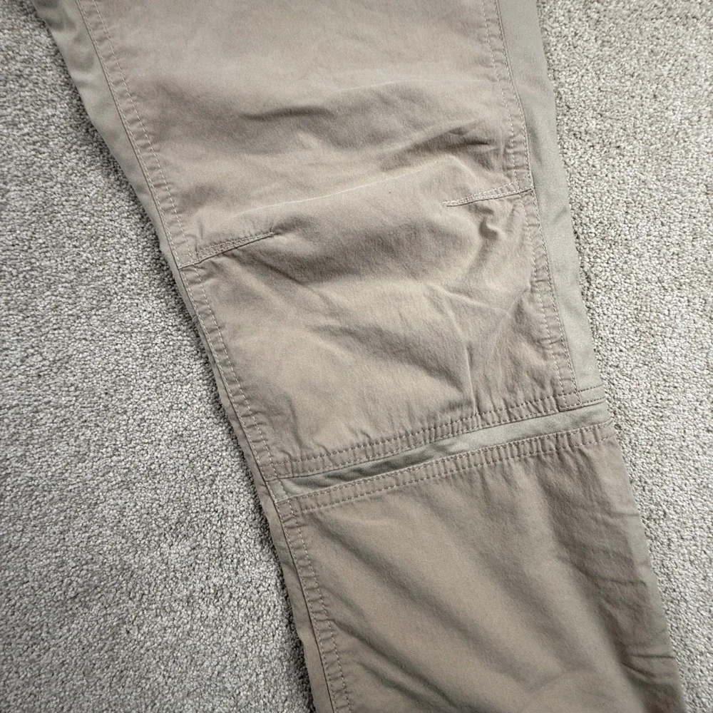 Kuhl Radikl Mens 30x32 Khaki Tan Articulated Knee Rugged Outdoor Hiking Pants